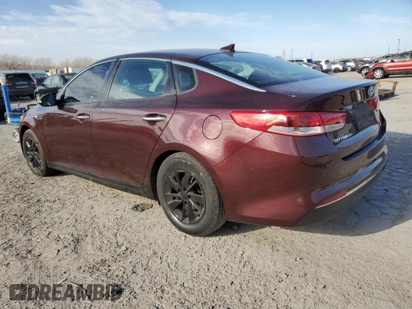 2018 Kia Optima S z VIN 5XXGT4L31JG198252, wystawiony jako Copart lot #49703955 z przebiegiem 136 254 mil mil oraz Szkoda całkowita • Salvage title. Historia ofert i sprzedaży dostępna na DreamBid. Obrazek 2.