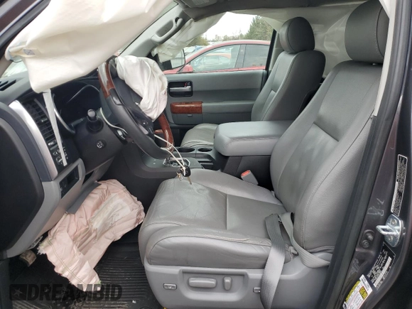 2018 Toyota Sequoia Platinum with VIN 5TDDY5G19JS158048, listed as a Copart auction lot 79352984 with 129,083 mi miles and Salvage Title. Bid and sale history available at carsss.com. Image 7.