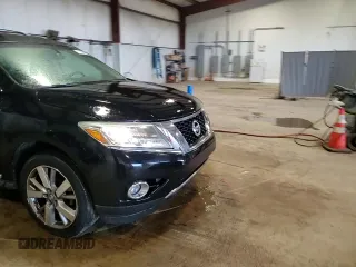 2013 Nissan Pathfinder Platinum with VIN 5N1AR2MM3DC637659, listed as a Copart auction lot 57296695 with 146,829 mi miles and Salvage title. Bid and sale history available at DreamBid. Image 15.