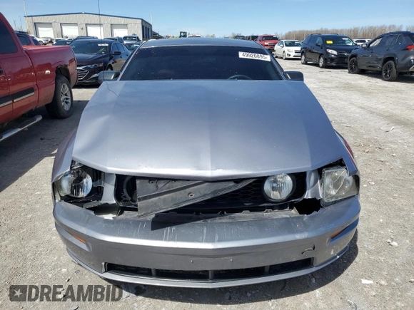 2006 Ford Mustang GT Deluxe with VIN 1ZVFT82H665257823, listed as a Copart auction lot 49920895 with 190,865 mi miles and Salvage Title. Bid and sale history available at carsss.com. Image 5.