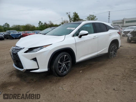 2019 Lexus RX 350 with VIN 2T2BZMCAXKC181994, listed as a Copart auction lot 57585075 with 38,867 mi miles and Salvage title. Bid and sale history available at DreamBid. Image 1.