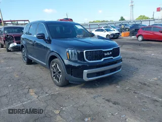 2023 Kia Telluride EX with VIN 5XYP34GC5PG383130, listed as a IAAI auction lot 42447118 with 56,994 mi miles and . Bid and sale history available at DreamBid. Image 1.