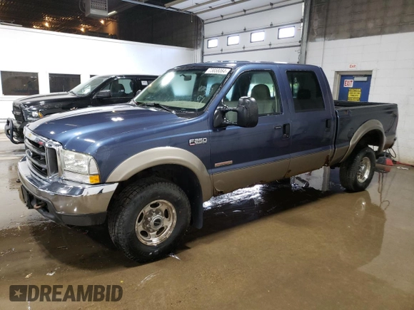 2004 Ford Super Duty F-250 XL with VIN 1FTNW21P84EE08444, listed as a Copart auction lot 73858064 with 192,888 mi miles and Clean Title. Bid and sale history available at carsss.com. Image 1.