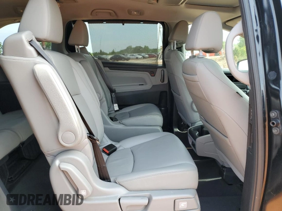 2019 Honda Odyssey Elite with VIN 5FNRL6H99KB008204, listed as a Copart auction lot 55454505 with 32,397 mi miles and Salvage Title. Bid and sale history available at DreamBid. Image 11.
