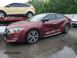 2017 Nissan Maxima S with VIN 1N4AA6AP8HC422467, listed as a Copart auction lot 58629675 with 118,125 mi miles and Salvage title. Bid and sale history available at DreamBid. Image 1.