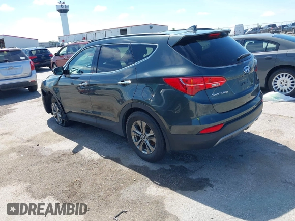 2014 Hyundai Santa Fe with VIN 5XYZUDLB0EG187984, listed as a IAAI auction lot 42607599 with 111,594 mi miles and . Bid and sale history available at DreamBid. Image 3.