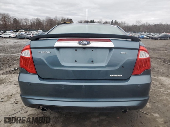 2012 Ford Fusion SEL with VIN 3FAHP0JG9CR134364, listed as a Copart auction lot 48109935 with 63,787 mi miles and Salvage Title. Bid and sale history available at DreamBid. Image 6.