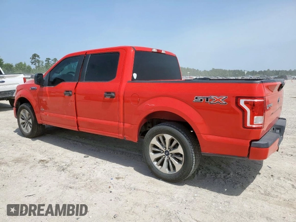 2017 Ford F-150 XL with VIN 1FTEW1CP5HKE11218, listed as a Copart auction lot 56834715 with 91,278 mi miles and Clean title. Bid and sale history available at DreamBid. Image 2.