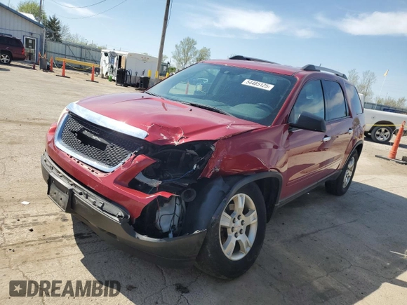 2012 GMC Acadia SLE z VIN 1GKKRPED4CJ378778, wystawiony jako Copart lot #54485125 z przebiegiem 234 815 mil mil oraz Szkoda całkowita • Salvage title. Historia ofert i sprzedaży dostępna na DreamBid. Obrazek 1.