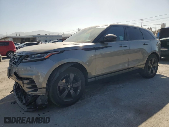 2020 Land Rover Range Rover Velar R-Dynamic S with VIN SALYK2EX9LA261844, listed as a Copart auction lot 57172065 with 43,781 mi miles and Salvage title. Bid and sale history available at DreamBid. Image 1.