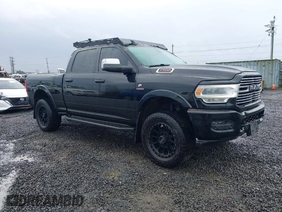 2019 Ram 2500 Laramie with VIN 3C6UR5FL7KG548833, listed as a IAAI auction lot 41557588 with 169,414 mi miles. Bid and sale history available at carsss.com. Image 1.