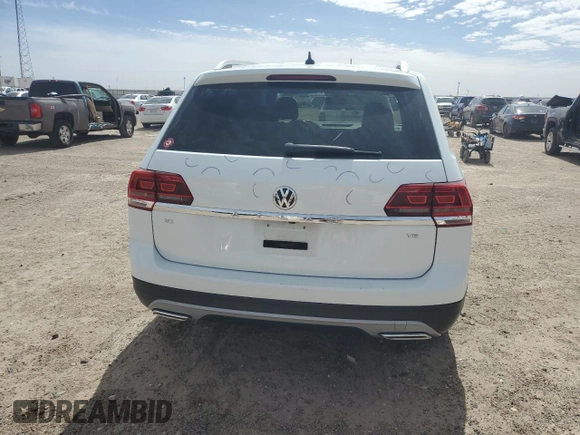 2018 Volkswagen Atlas SE with VIN 1V2CR2CAXJC562697, listed as a Copart auction lot 49345055 with 106,026 mi miles and Clean title. Bid and sale history available at DreamBid. Image 6.