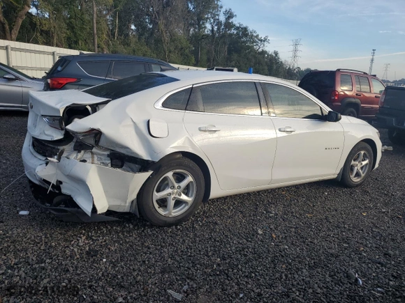 2017 Chevrolet Malibu LS with VIN 1G1ZB5ST5HF186156, listed as a Copart auction lot 47300005 with 162,859 mi miles and Non Repairable. Bid and sale history available at carsss.com. Image 3.