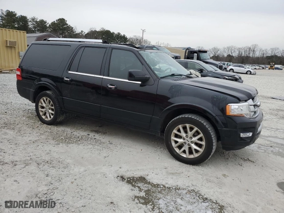 2017 Ford Expedition EL Limited with VIN 1FMJK1KT6HEA27242, listed as a Copart auction lot 41747245 with 165,836 mi miles and Salvage Title. Bid and sale history available at carsss.com. Image 4.