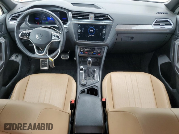 2022 Volkswagen Tiguan SE R-Line Black with VIN 3VV8B7AX7NM007213, listed as a Copart auction lot 58302205 with 24,996 mi miles and Non repairable. Bid and sale history available at DreamBid. Image 8.