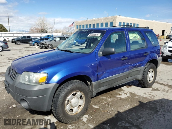 2005 Ford Escape XLS with VIN 1FMCU92Z25KB84124, listed as a Copart auction lot 49141705 with Not provided miles and Salvage title. Bid and sale history available at DreamBid. Image 1.