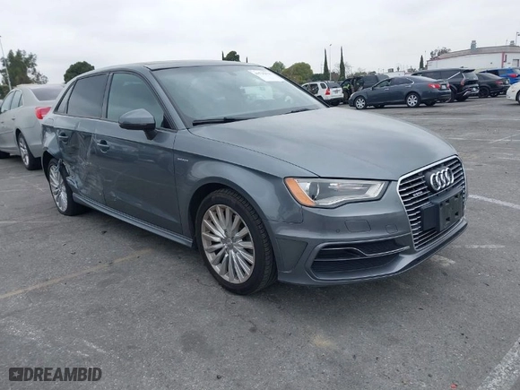 2016 Audi A3 e-tron Premium with VIN WAUUPBFF9GA146127, listed as a IAAI auction lot 41725878 with NaN miles. Bid and sale history available at carsss.com. Image 1.