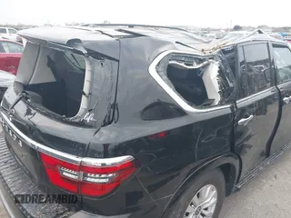 2023 Nissan Armada SV with VIN JN8AY2AC9P9183796, listed as a IAAI auction lot 41235807 with Not Provided miles. Bid and sale history available at carsss.com. Image 6.
