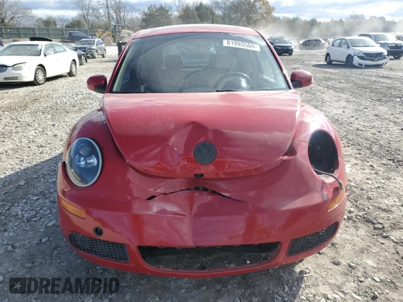 2008 Volkswagen New Beetle Coupe S with VIN 3VWRW31C88M507511, listed as a Copart auction lot 81993504 with 160,752 mi miles and Salvage Title. Bid and sale history available at carsss.com. Image 5.