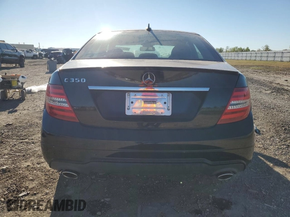 2013 Mercedes-Benz C 350 Sport with VIN WDDGF5HB0DR258283, listed as a Copart auction lot 81672934 with 36,044 mi miles and Salvage Title. Bid and sale history available at DreamBid. Image 6.