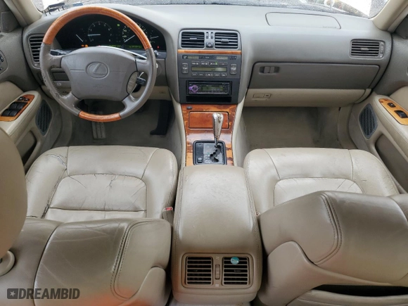 2000 Lexus LS 400 with VIN JT8BH28F2Y0180338, listed as a Copart auction lot 46099195 with 241,041 mi miles and Salvage Title. Bid and sale history available at carsss.com. Image 8.
