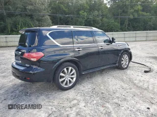 2013 Infiniti QX56 with VIN JN8AZ2NF4D9550326, listed as a Copart auction lot 70516844 with 203,847 mi miles and Salvage Title. Bid and sale history available at carsss.com. Image 3.
