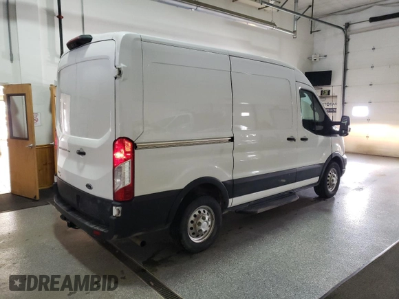 2021 Ford Transit Cargo with VIN 1FTBR2CG2MKA40366, listed as a Copart auction lot 48967855 with 81,030 mi miles and Salvage title. Bid and sale history available at DreamBid. Image 3.