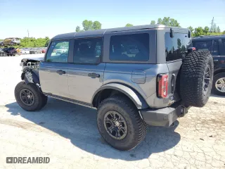 2023 Ford Bronco with VIN 1FMEE5DP6PLB66975, listed as a Copart auction lot 57536014 with 11,883 mi miles and Salvage Title. Bid and sale history available at carsss.com. Image 2.