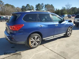 2017 Nissan Pathfinder SV z VIN 5N1DR2MN0HC660148, wystawiony jako Copart lot #42090065 z przebiegiem 148 478 mil mil oraz Szkoda całkowita • Salvage title. Historia ofert i sprzedaży dostępna na DreamBid. Obrazek 3.