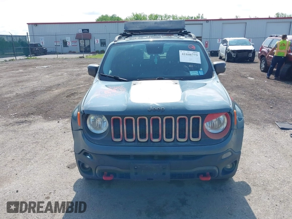 2016 Jeep Renegade Trailhawk with VIN ZACCJBCTXGPD99550, listed as a IAAI auction lot 42446773 with 174,283 mi miles and . Bid and sale history available at DreamBid. Image 12.