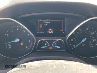 2015 Ford Focus SE with VIN 1FADP3F28FL344910, listed as a Copart auction lot 48176805 with 101,244 mi miles and Salvage Title. Bid and sale history available at DreamBid. Image 9.