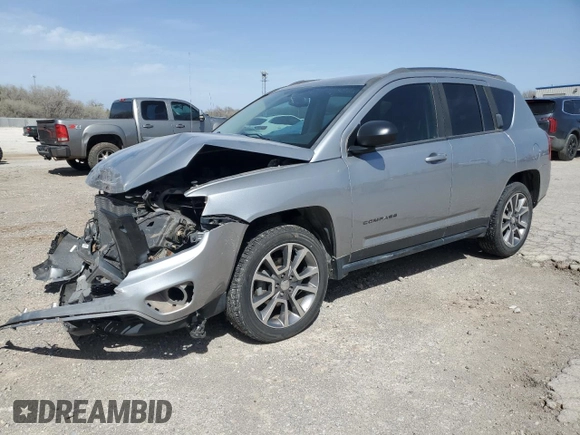 2016 Jeep Compass Sport SE z VIN 1C4NJCBA4GD711214, wystawiony jako Copart lot #49621615 z przebiegiem 105 498 mil mil oraz Szkoda całkowita • Salvage title. Historia ofert i sprzedaży dostępna na DreamBid. Obrazek 1.