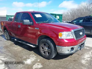 2007 Ford F-150 STX with VIN 1FTRX12W27KD25449, listed as a IAAI auction lot 41712413 with 163,826 mi miles and . Bid and sale history available at DreamBid. Image 1.