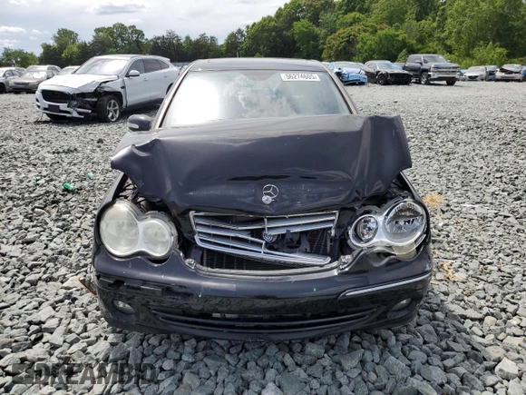 2007 Mercedes-Benz C with VIN WDBRF87J47F856748, listed as a Copart auction lot 56274605 with 165,551 mi miles and Salvage title. Bid and sale history available at DreamBid. Image 5.