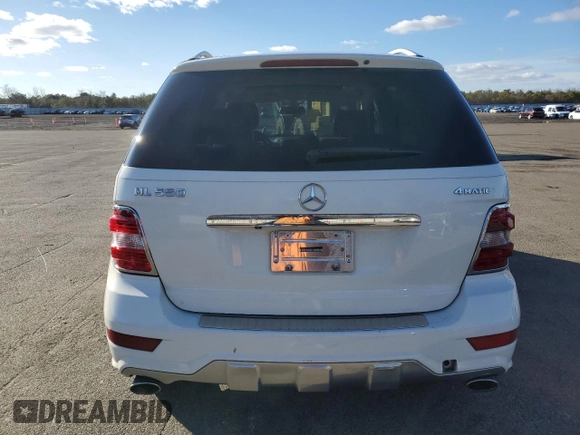 2010 Mercedes-Benz M 550 with VIN 4JGBB7CB8AA602077, listed as a Copart auction lot 83598804 with 111,633 mi miles and Salvage Title. Bid and sale history available at DreamBid. Image 6.