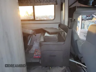 2019 Ford Econoline Commercial with VIN 1FDXE4FS8KDC59052, listed as a Copart auction lot 54584484 with 23,529 mi miles and Salvage Title. Bid and sale history available at carsss.com. Image 5.
