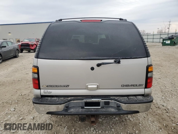 2005 Chevrolet Suburban LT with VIN 1GNFK16ZX5J132840, listed as a Copart auction lot 49240485 with 204,463 mi miles and Non repairable. Bid and sale history available at DreamBid. Image 6.