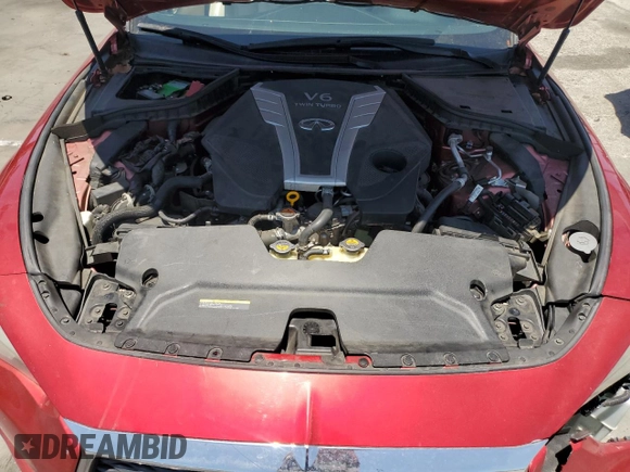 2017 Infiniti Q60 Red Sport 400 с VIN JN1FV7EK2HM610729, выставлен на аукционе Copart как лот 57912285 с пробегом 90 335 миль миль и Списание • Salvage title. История ставок и продаж доступна на DreamBid. Изображение 11.