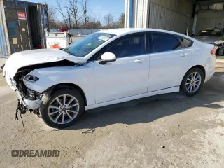 2017 Ford Fusion SE with VIN 3FA6P0H71HR355770, listed as a Copart auction lot 44199754 with 98,350 mi miles and Salvage title. Bid and sale history available at DreamBid. Image 1.