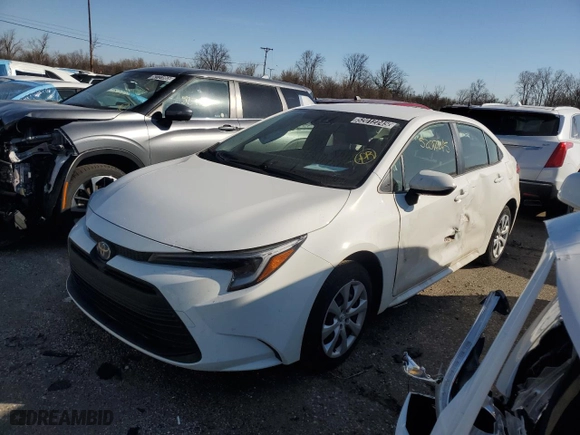 2024 Toyota Corolla Hybrid LE with VIN JTDBCMFE0RJ025370, listed as a Copart auction lot 52012245 with 18,830 mi miles and Salvage Title. Bid and sale history available at carsss.com. Image 1.
