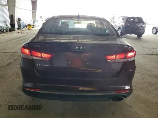 2017 Kia Optima LX with VIN 5XXGT4L3XHG153921, listed as a Copart auction lot 55926695 with 140,246 mi miles and Salvage title. Bid and sale history available at DreamBid. Image 6.