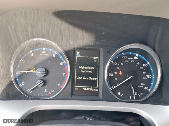 2016 Toyota RAV4 XLE with VIN 2T3WFREV2GW292774, listed as a Copart auction lot 52349865 with 96,896 mi miles and Salvage Title. Bid and sale history available at carsss.com. Image 9.