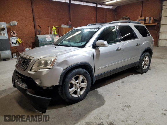 2008 GMC Acadia SLT1 with VIN 1GKEV23758J204492, listed as a Copart auction lot 51964395 with 176,323 mi miles and Salvage Title. Bid and sale history available at DreamBid. Image 1.