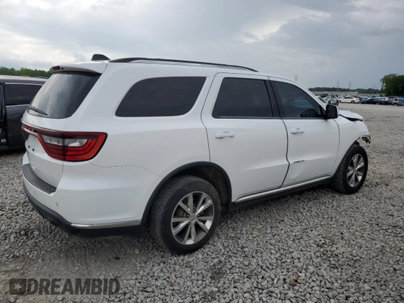 2016 Dodge Durango Limited with VIN 1C4RDHDG9GC330536, listed as a Copart auction lot 54348135 with 163,212 mi miles and Clean Title. Bid and sale history available at carsss.com. Image 3.