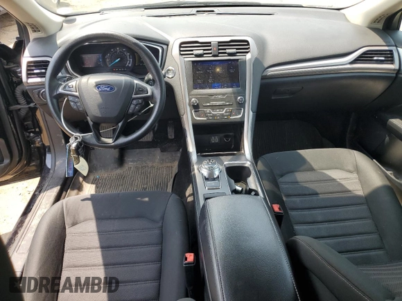 2020 Ford Fusion SE with VIN 3FA6P0T94LR247709, listed as a Copart auction lot 59263695 with 45,392 mi miles and Salvage title. Bid and sale history available at DreamBid. Image 8.