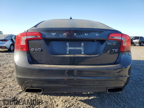 2015 Volvo S60 T5 Drive-E Premier Plus with VIN YV126MFC0F1313708, listed as a Copart auction lot 88606785 with 56,884 mi miles and Salvage Title. Bid and sale history available at carsss.com. Image 6.