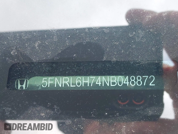 2022 Honda Odyssey EX-L с VIN 5FNRL6H74NB048872, выставлен на аукционе IAAI как лот 41983115 с пробегом 37 174 миль миль и . История ставок и продаж доступна на DreamBid. Изображение 9.