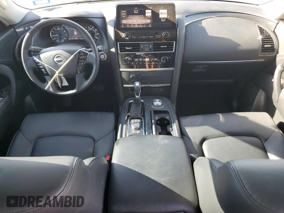 2023 Nissan Armada SV with VIN JN8AY2AD8P9693887, listed as a Copart auction lot 50410685 with 30,355 mi miles and Salvage title. Bid and sale history available at DreamBid. Image 8.