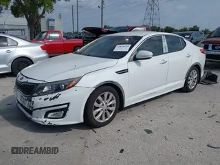 2015 Kia Optima EX with VIN 5XXGN4A72FG414486, listed as a IAAI auction lot 41870529 with 119,029 mi miles. Bid and sale history available at carsss.com. Image 2.