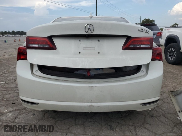 2016 Acura TLX V6 Tech with VIN 19UUB2F58GA004992, listed as a Copart auction lot 69619514 with 0 mi miles and Salvage Title. Bid and sale history available at carsss.com. Image 6.